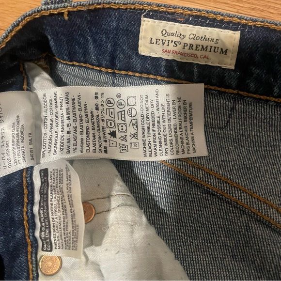 LEVI’S  RIBCAGE STRAIGHT ANKLE WOMEN'S JEANS Size 29 - Picture 6 of 11